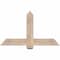 Ekena Millwork Eugene Smooth Timber Gable Bracket, Douglas Fir, 48"W x 28"H x 3 1/2"D x 5 1/2"F, 14/12 Pitch GBW048X28X0406EUG00SDF - alternate 1